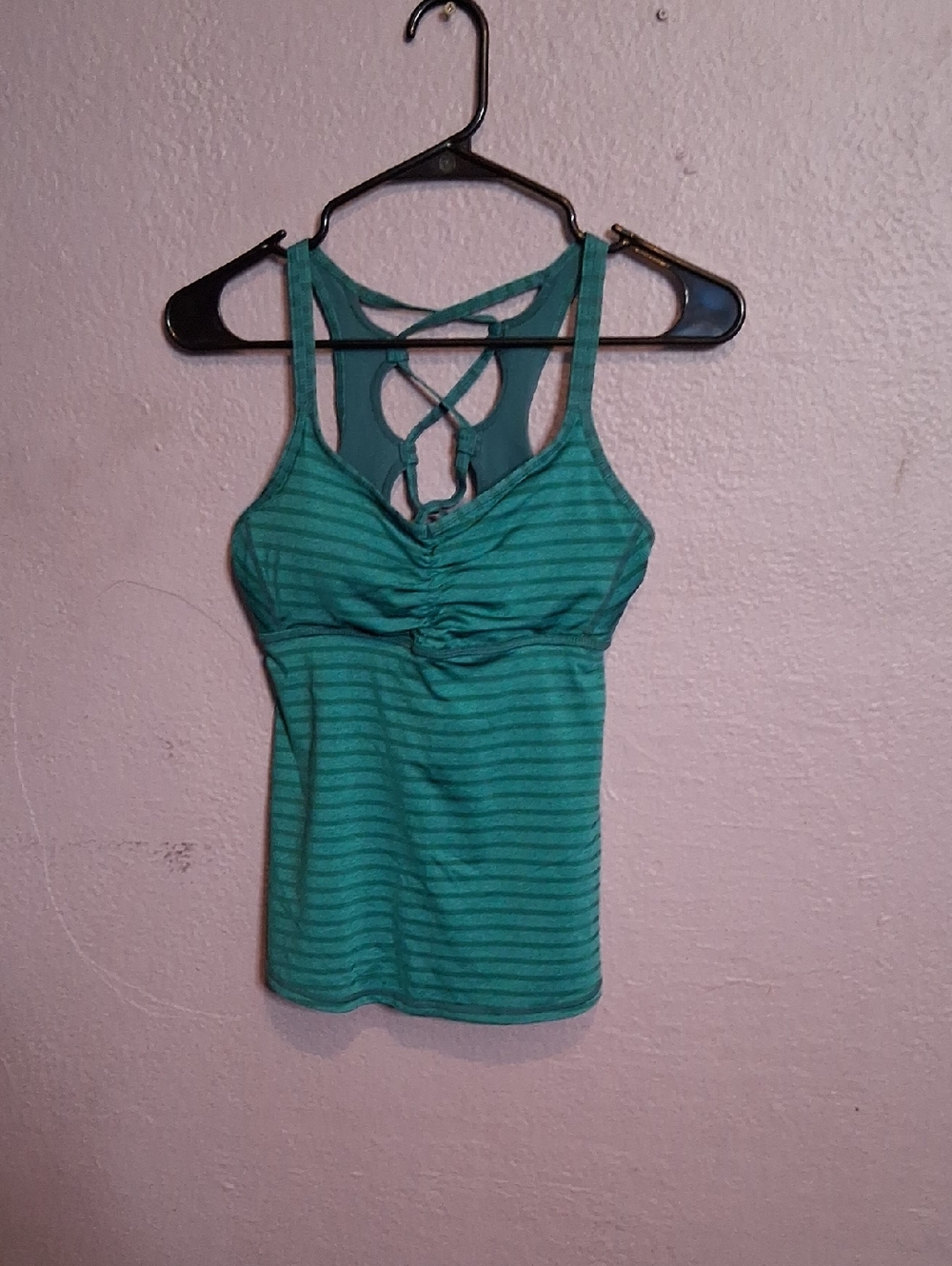Prana Teal Performance Racerback Tank